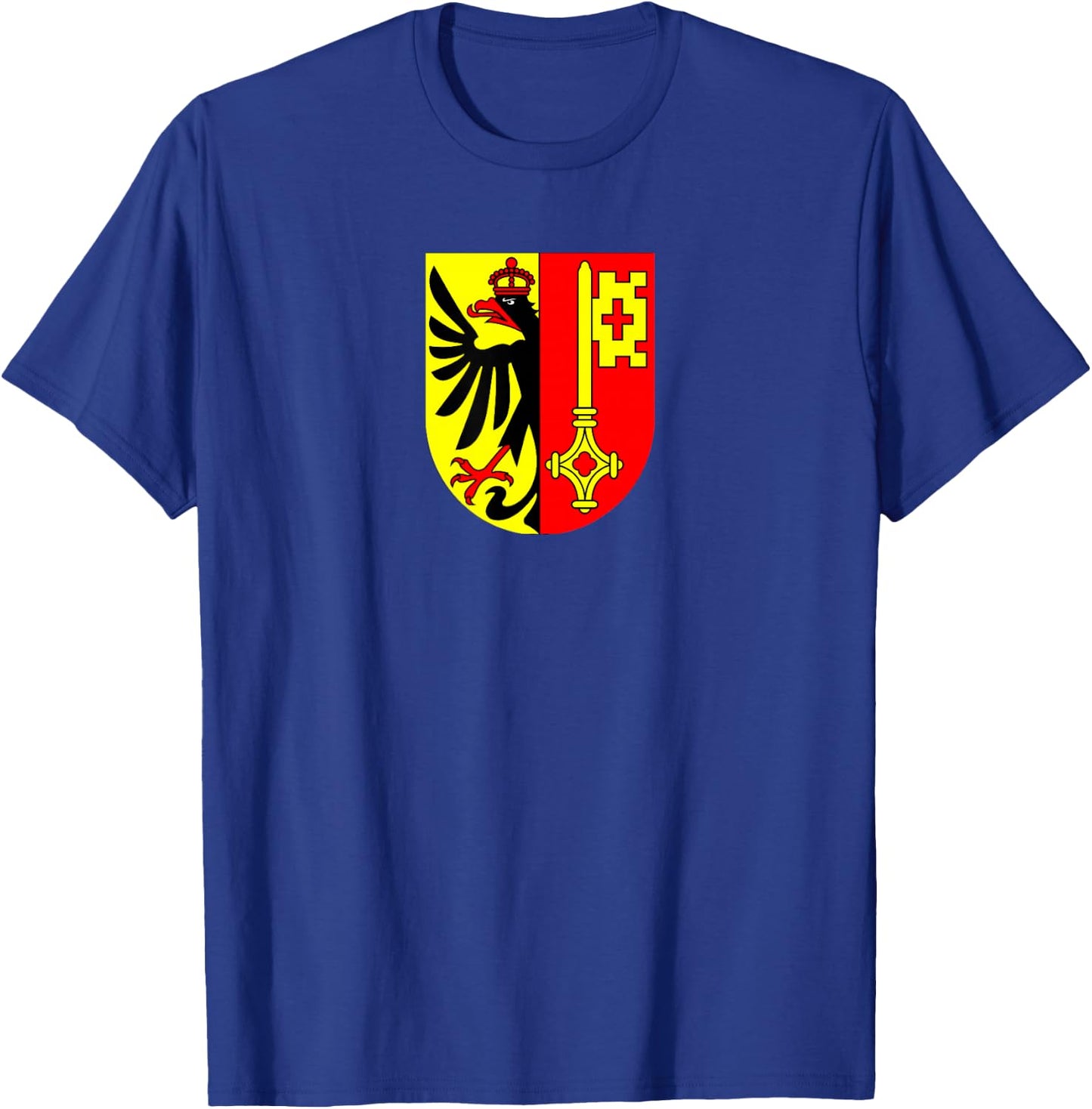 Geneva - Swiss Canton and City Coat of Arms T-Shirt - T-Shirt | Royal