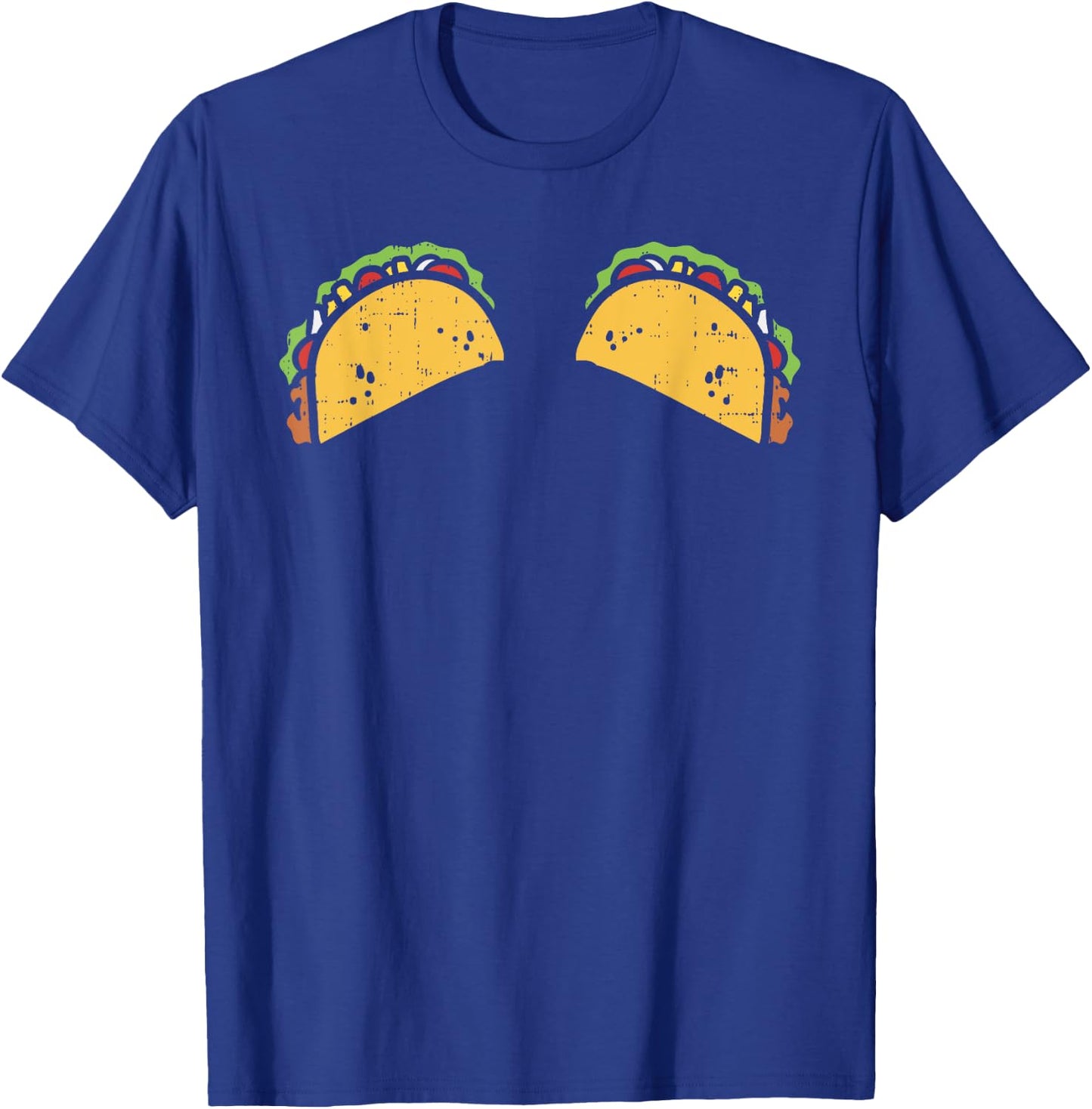 Funny Cinco De Mayo Taco Boobs Bra Shirt Foodie Gift Women T-Shirt - T-Shirt | Royal