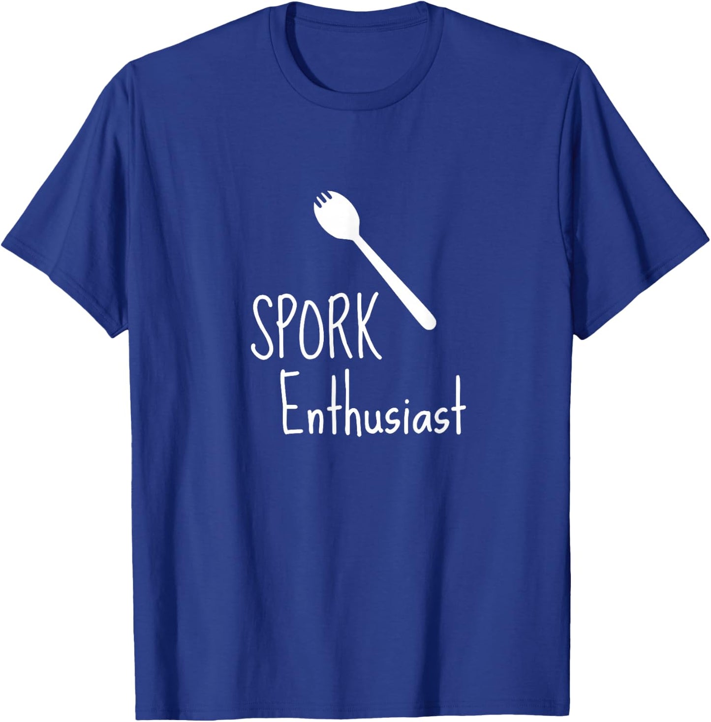 Spork Enthusiast Kitchen Women's Men's Funny T-Shirt - T-Shirt | Royal