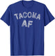 Distressed Tacoma AF Tacoma Washington Shirt T-Shirt - T-Shirt | Royal