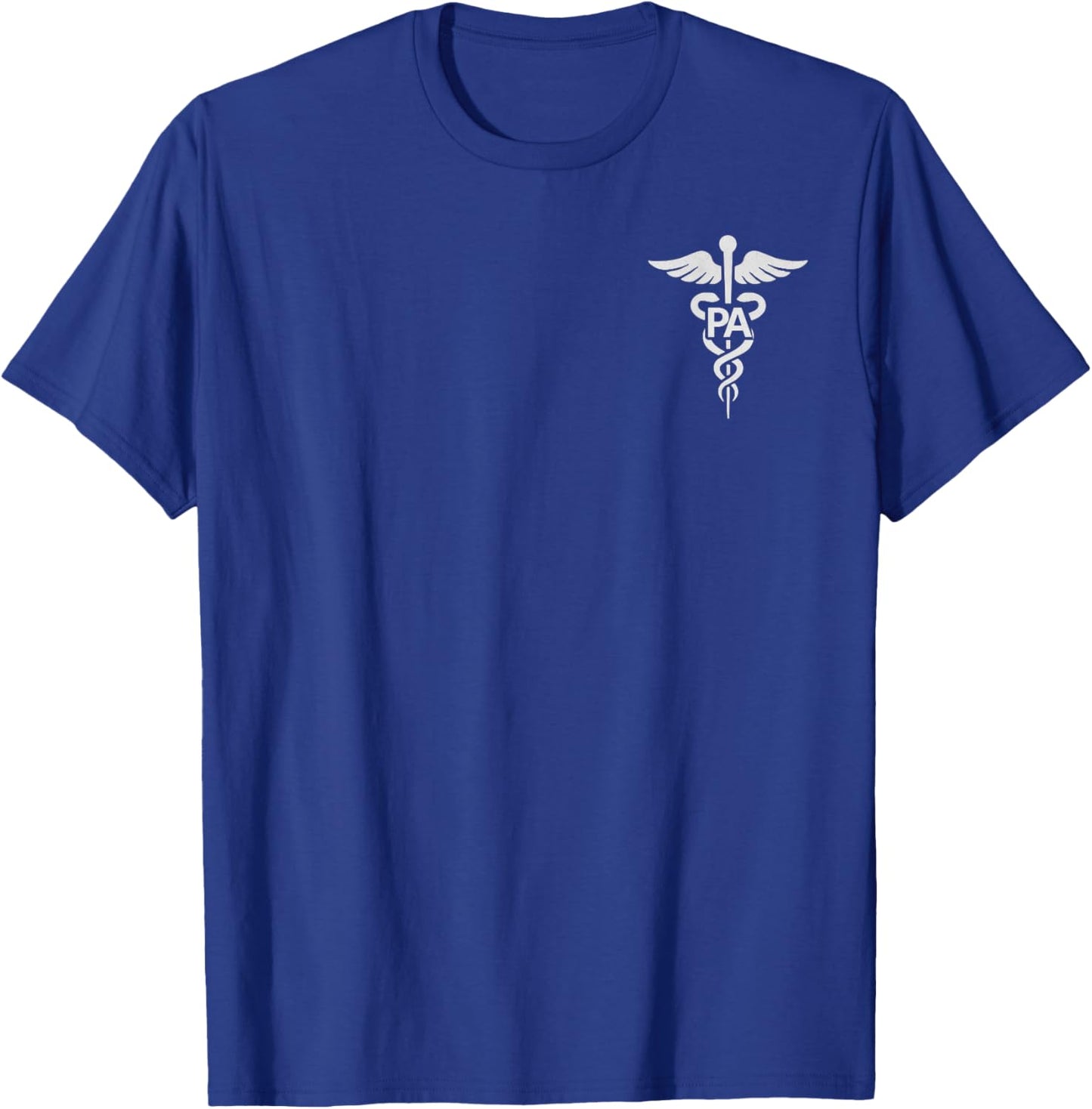 Healthcare Caduceus Physician Assistant PA Symbol T-Shirt - T-Shirt | Royal