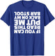 If you can read this put me back on my barstool T-Shirt - T-Shirt | Royal