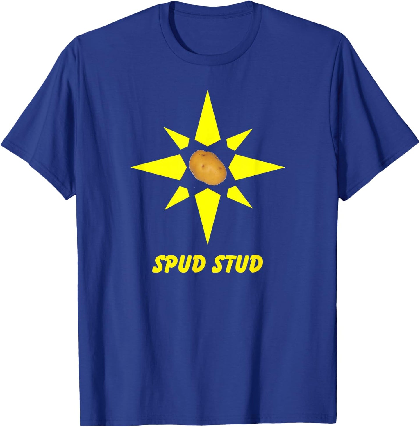 Spud Stud Potato Food Chef Cook T-Shirt - T-Shirt | Royal
