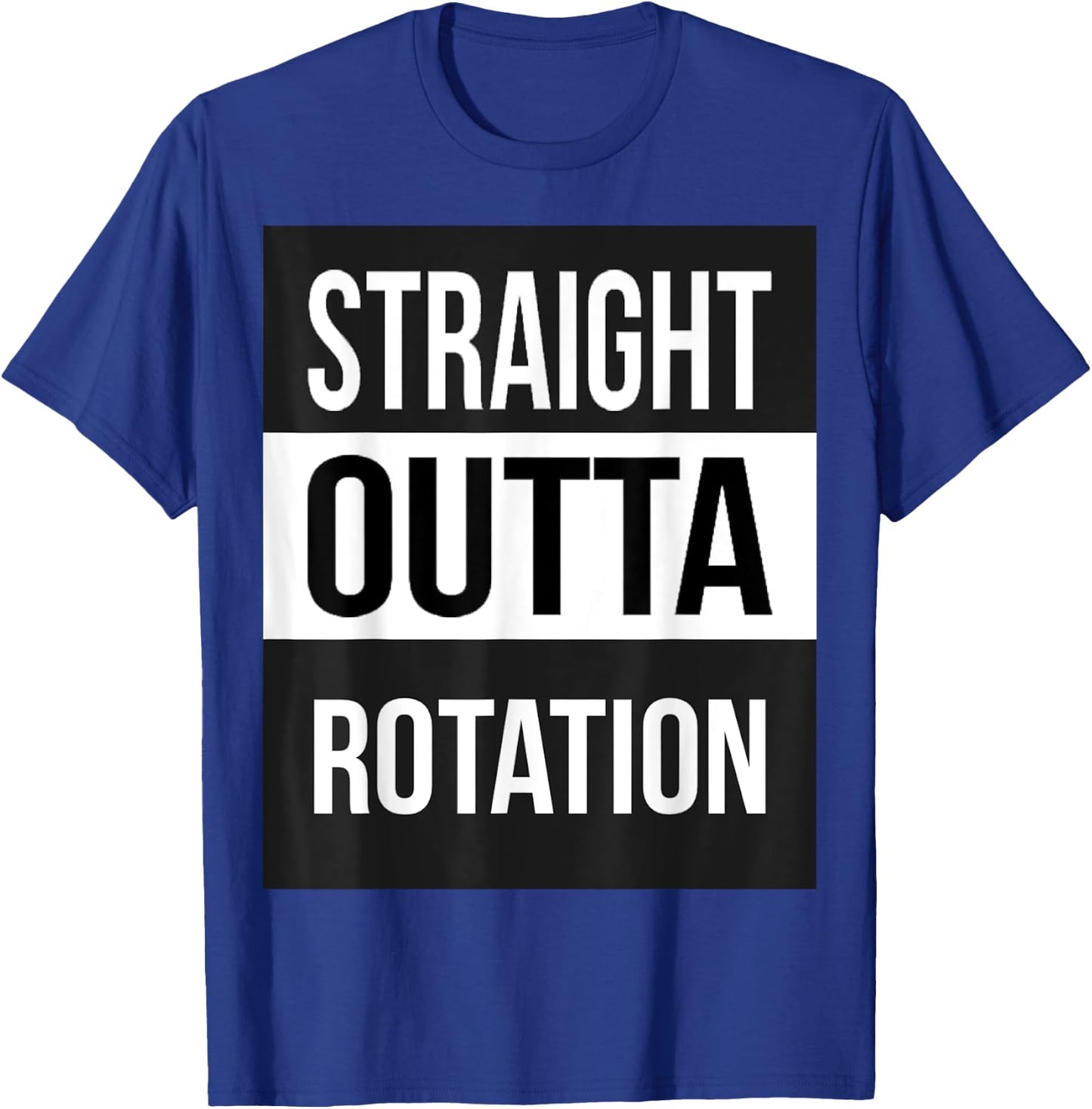 Straight Outta rotation Volleyball T-Shirt - T-Shirt | Royal