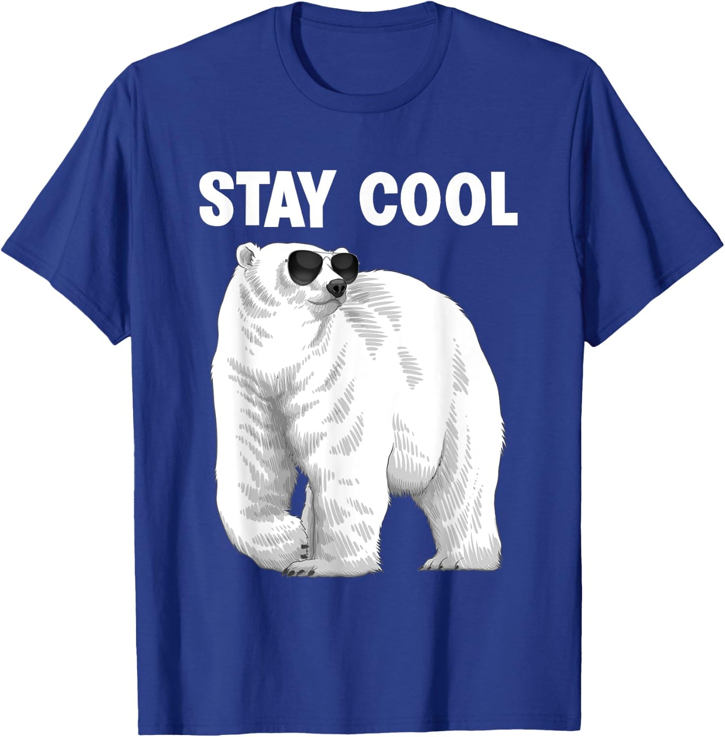 Cool Polar Bear Design Women Animal Polar Bear Lover T-Shirt - T-Shirt | Royal