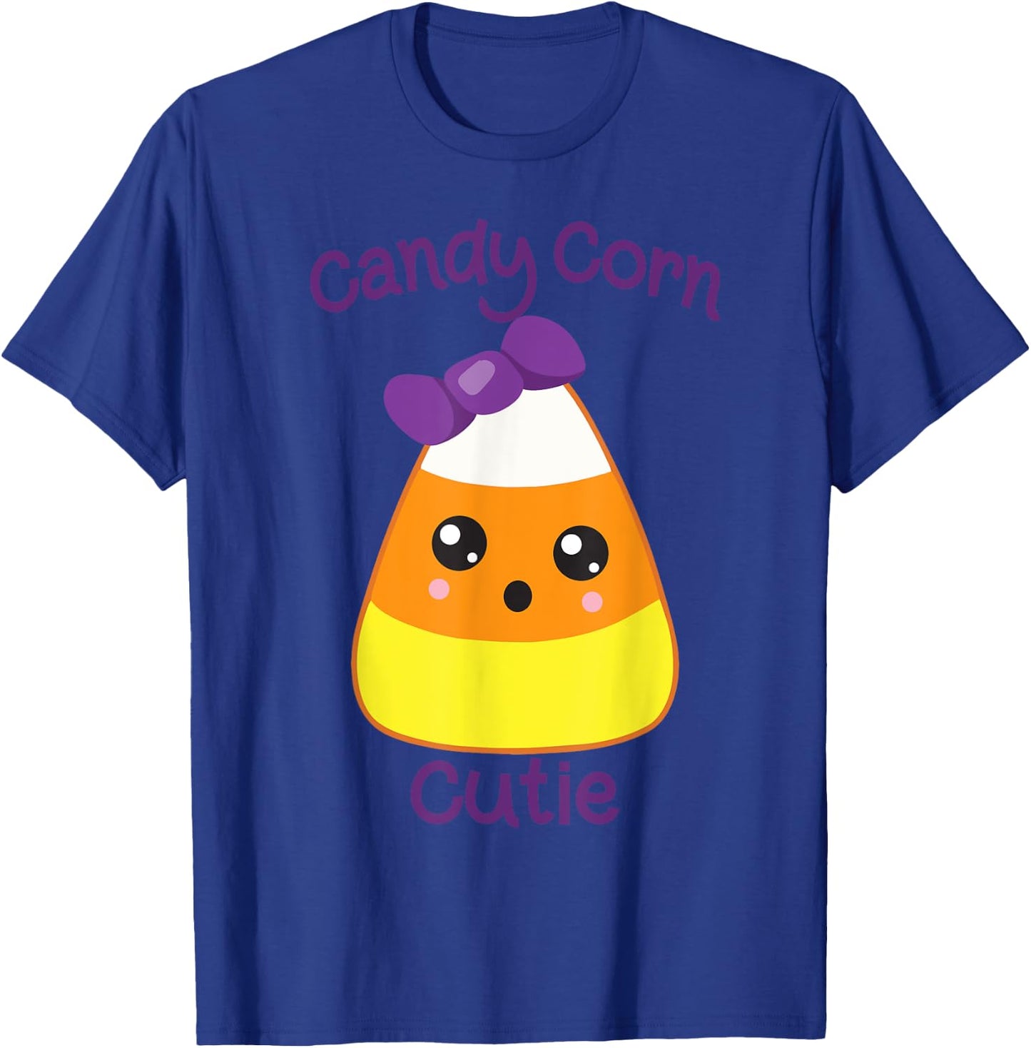 Candy Corn Cutie Cute Halloween Costume Graphic design T-Shirt - T-Shirt | Royal