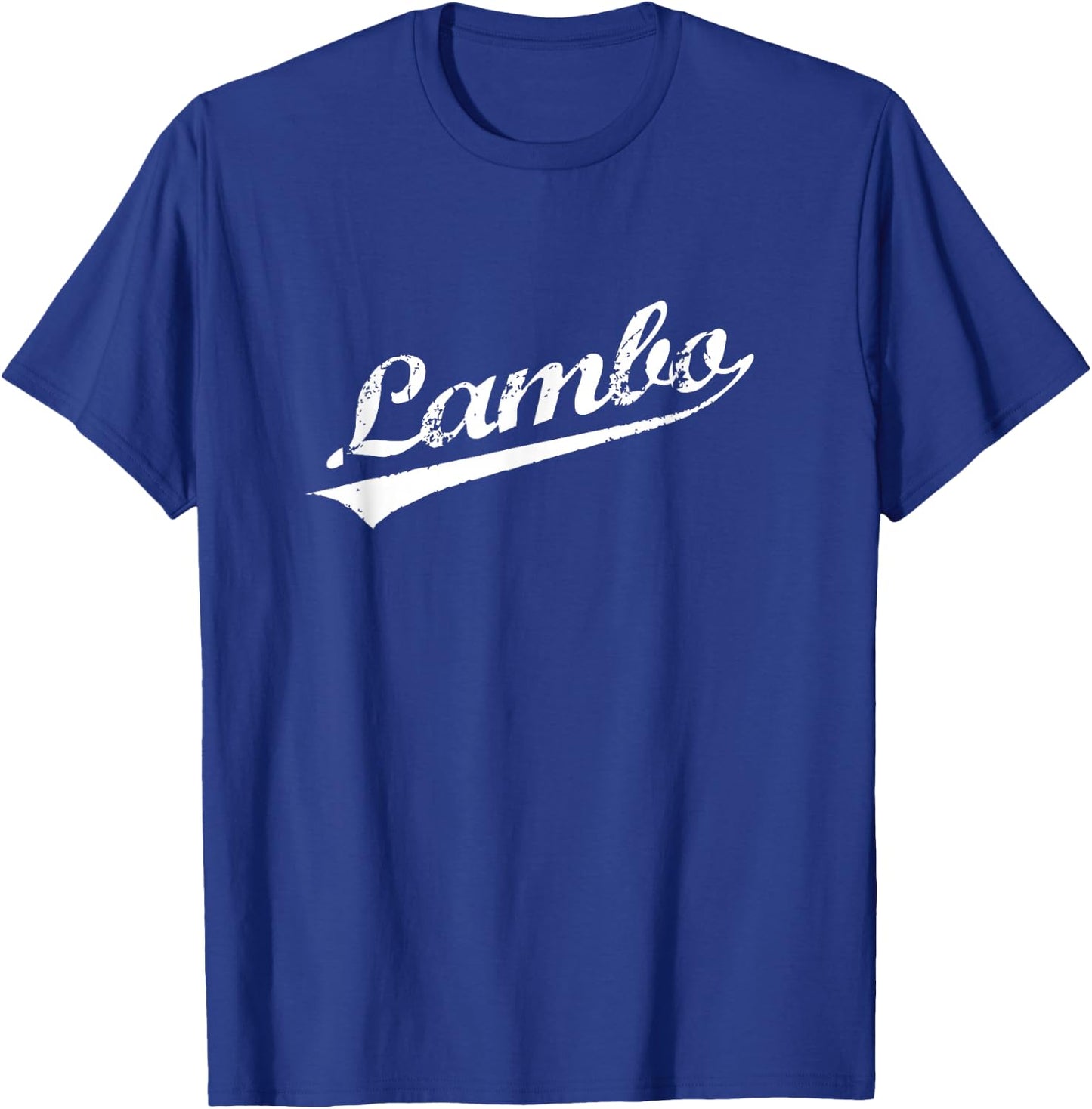 Lambo Distressed Hip Hop Rap Slang T-Shirt - T-Shirt | Royal
