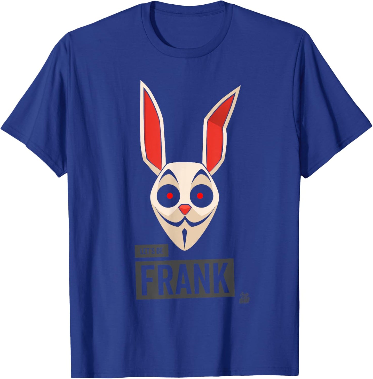Subway Surfers "LET'S BE FRANK" Bunny Mask T2 Black T-Shirt - T-Shirt | Royal