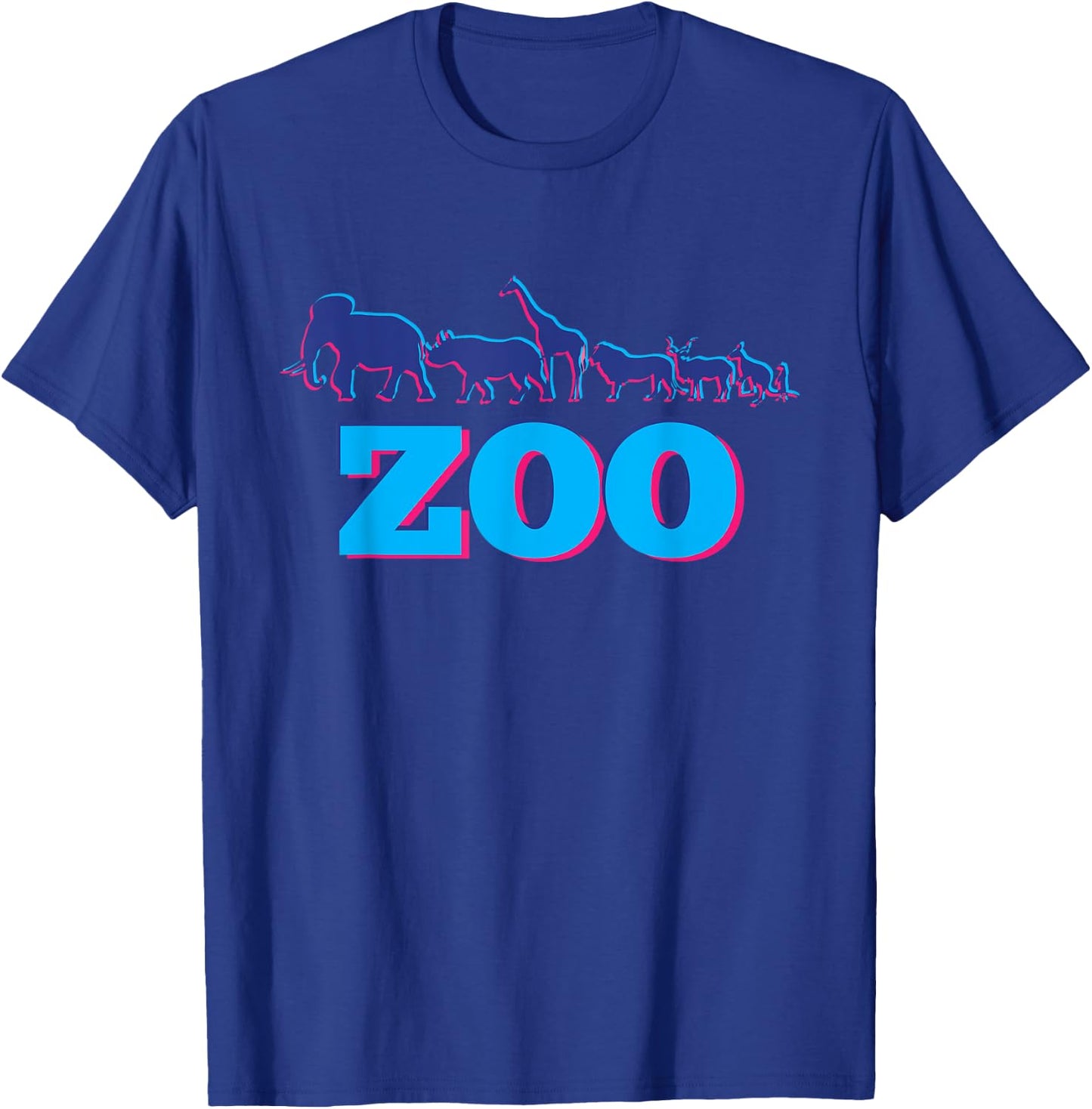 Zoo Wildlife Animals Nature Lovers Funny Gift T-Shirt - T-Shirt | Royal