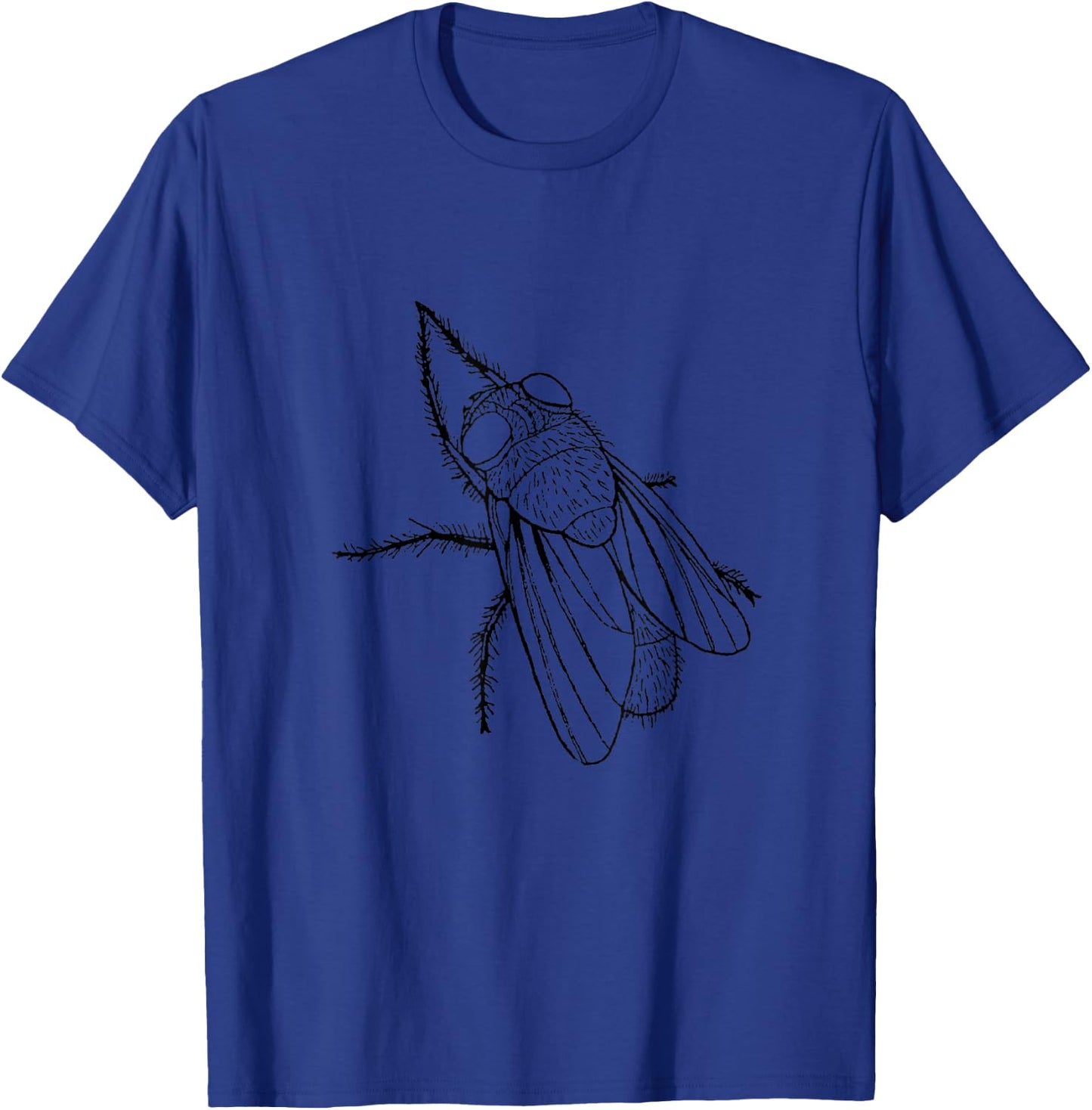Fruit Fly Insect Print T-Shirt - T-Shirt | Royal
