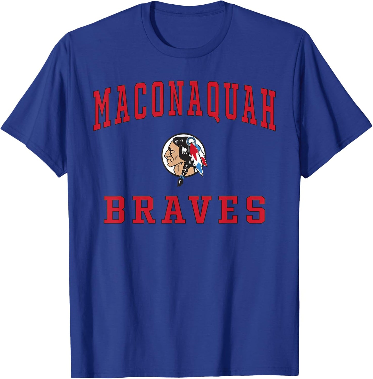 Maconaquah High School Braves T-Shirt - T-Shirt | Royal