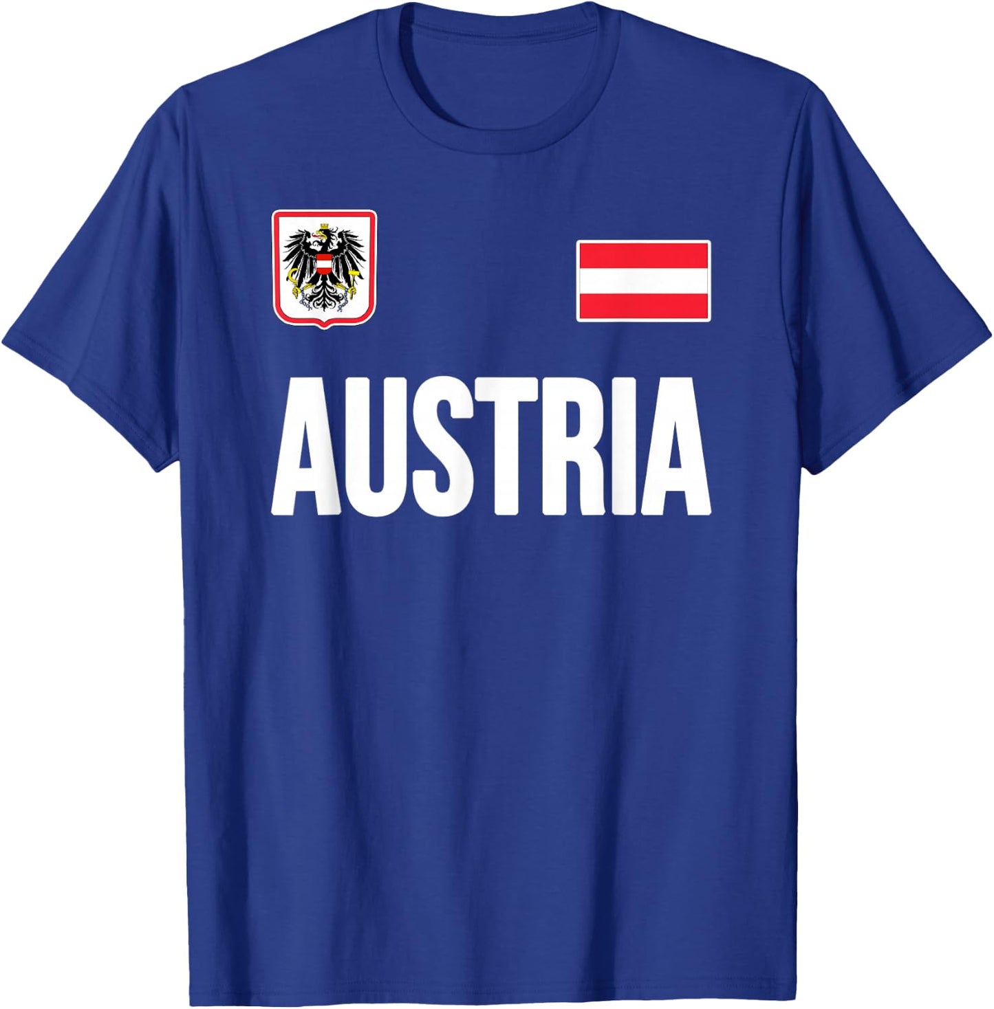 Austria Austrian Flag Osterreich Souvenir Gift T-Shirt - T-Shirt | Royal