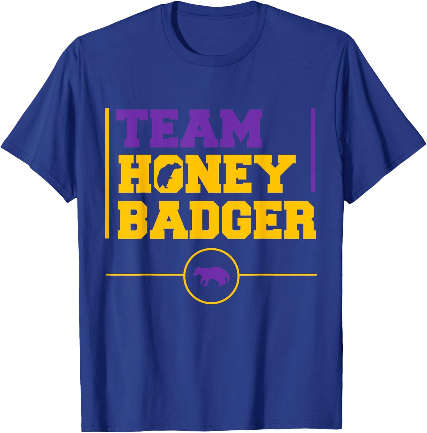Team Honey Badger T-Shirt - T-Shirt | Royal