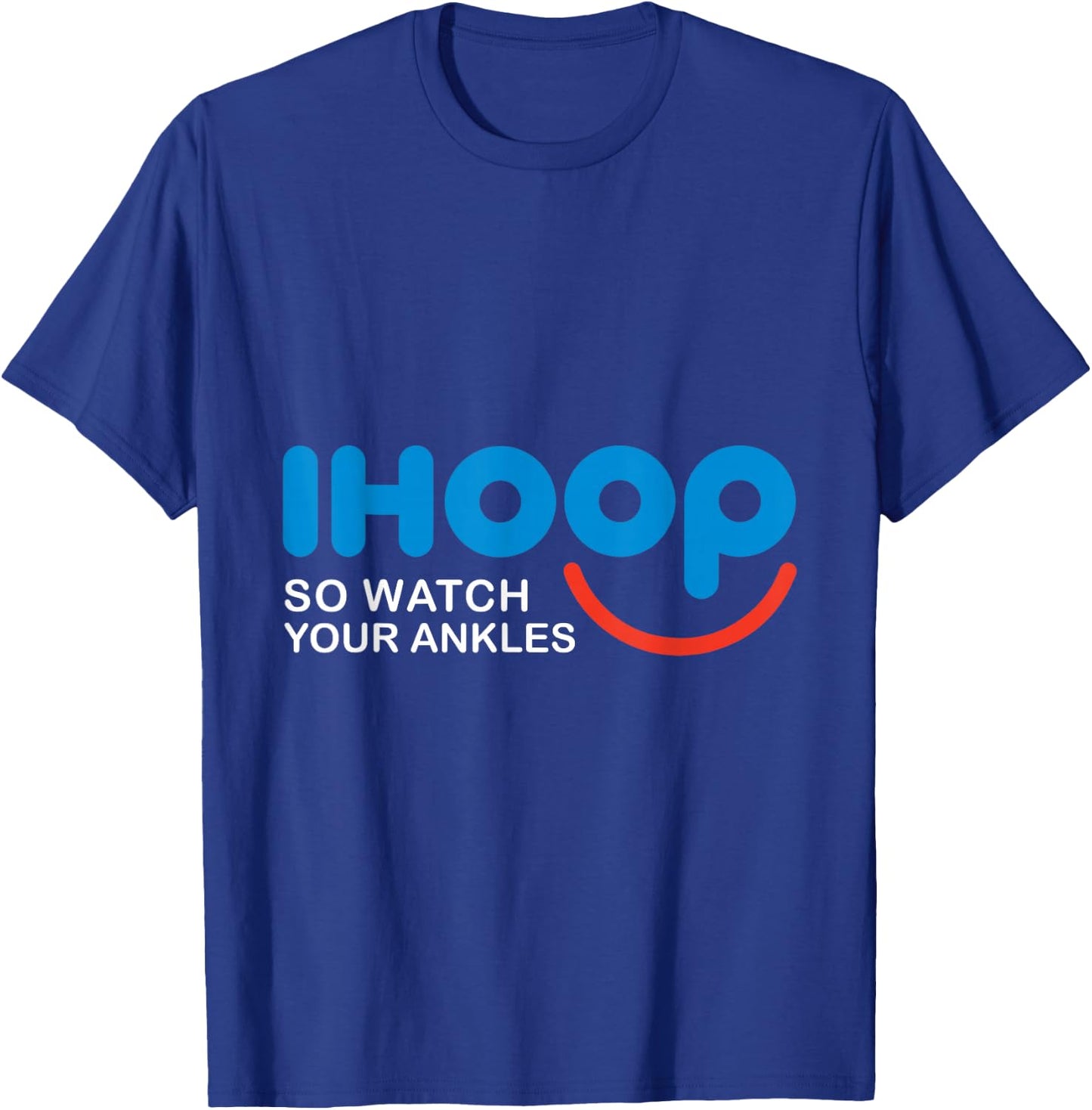 Basketball Shirt Men Women Kids Cool iHoop T-Shirt - T-Shirt | Royal