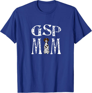 German Shorthair Pointer | GSP MOM | Gift Mother Women T-Shirt - T-Shirt | Royal