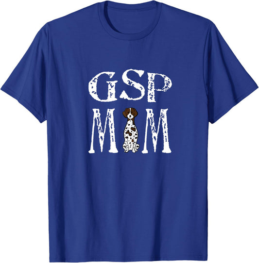 German Shorthair Pointer | GSP MOM | Gift Mother Women T-Shirt - T-Shirt | Royal