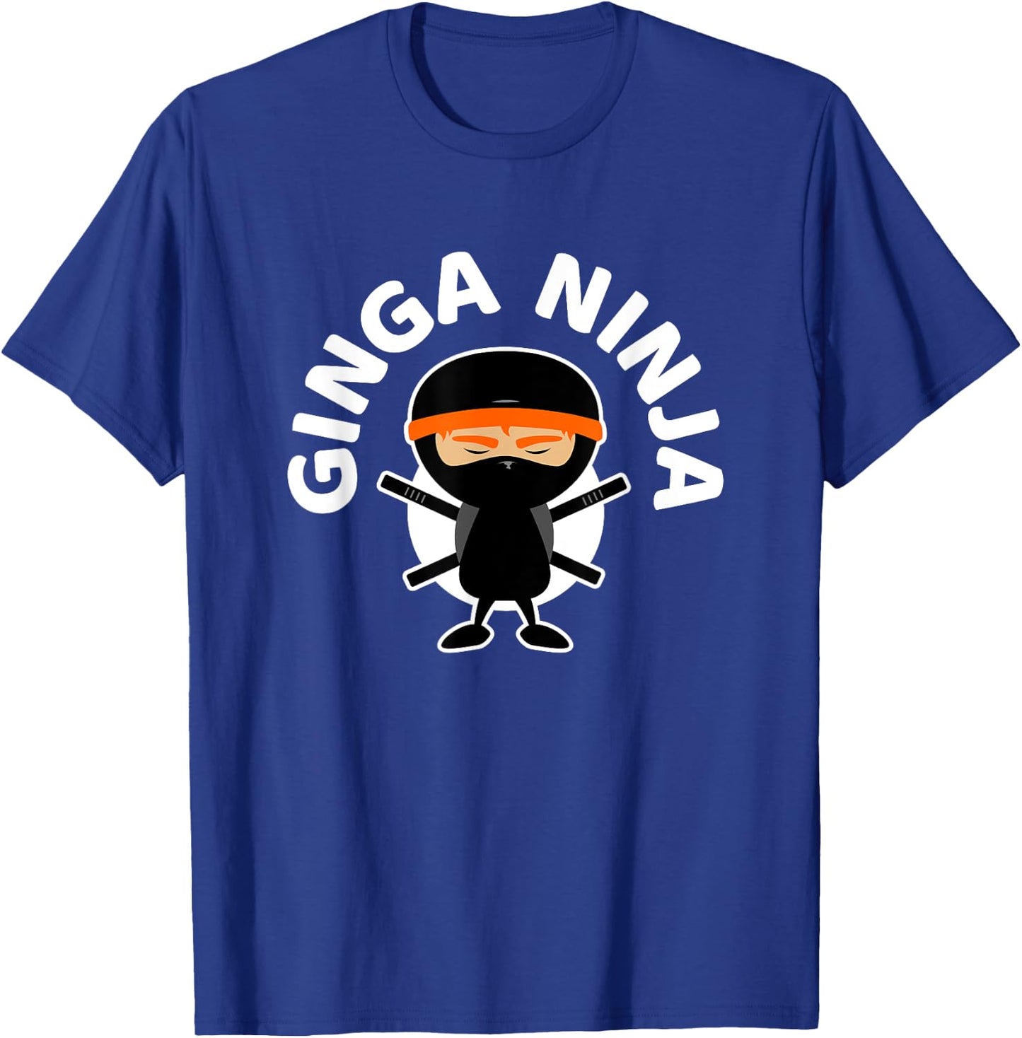 Ginga Ninja - Cool Ginger Red Hair Ninja T-Shirt - T-Shirt | Royal