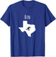 Run Texas Shirt, Runner , Texas Running T Shirt T-Shirt - T-Shirt | Royal