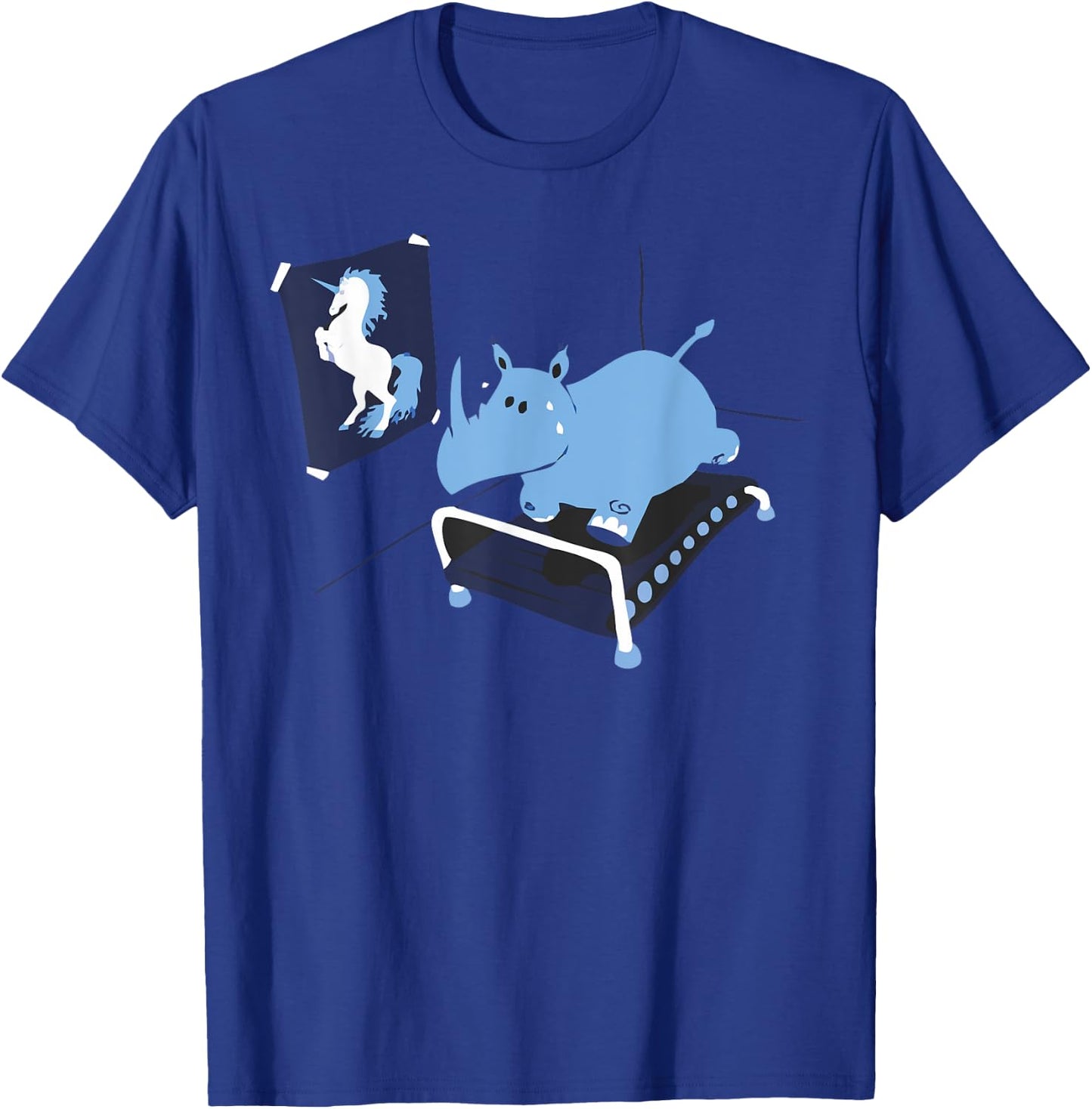 Rhino = Fat Unicorn - Popular Adult Humor T-Shirt - T-Shirt | Royal