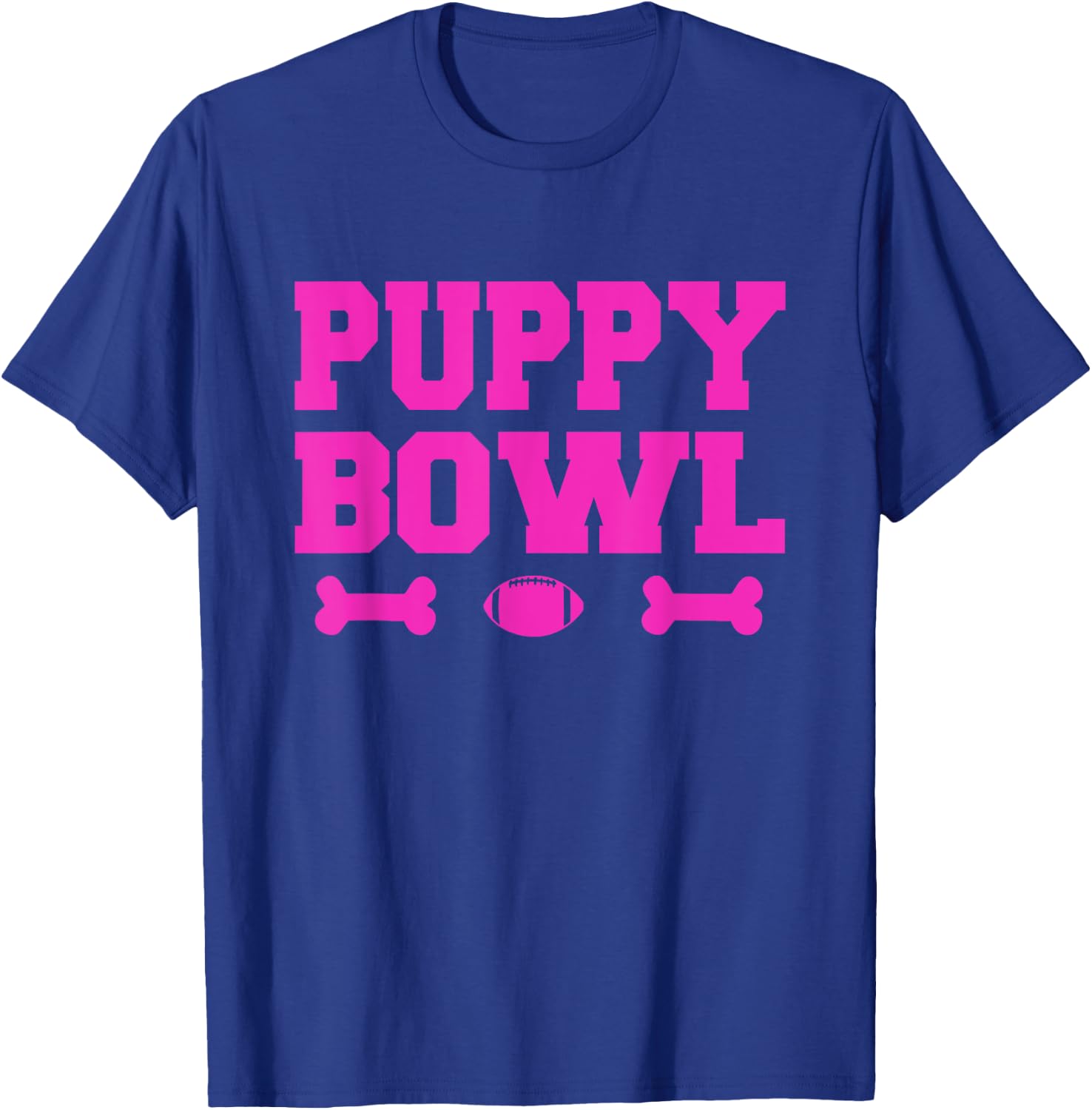 Puppy Bowl Football T Shirt T-Shirt - T-Shirt | Royal