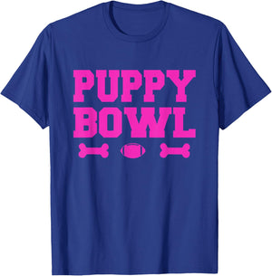Puppy Bowl Football T Shirt T-Shirt - T-Shirt | Royal