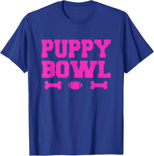 Puppy Bowl Football T Shirt T-Shirt - T-Shirt | Royal