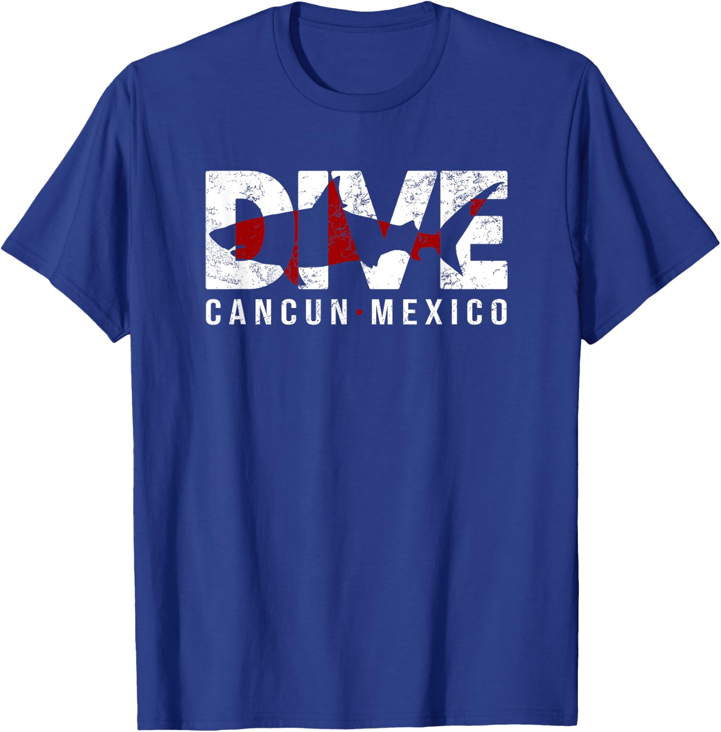 DIVE Cancun Mexico SCUBA DIVING Diver T-Shirt - T-Shirt | Royal