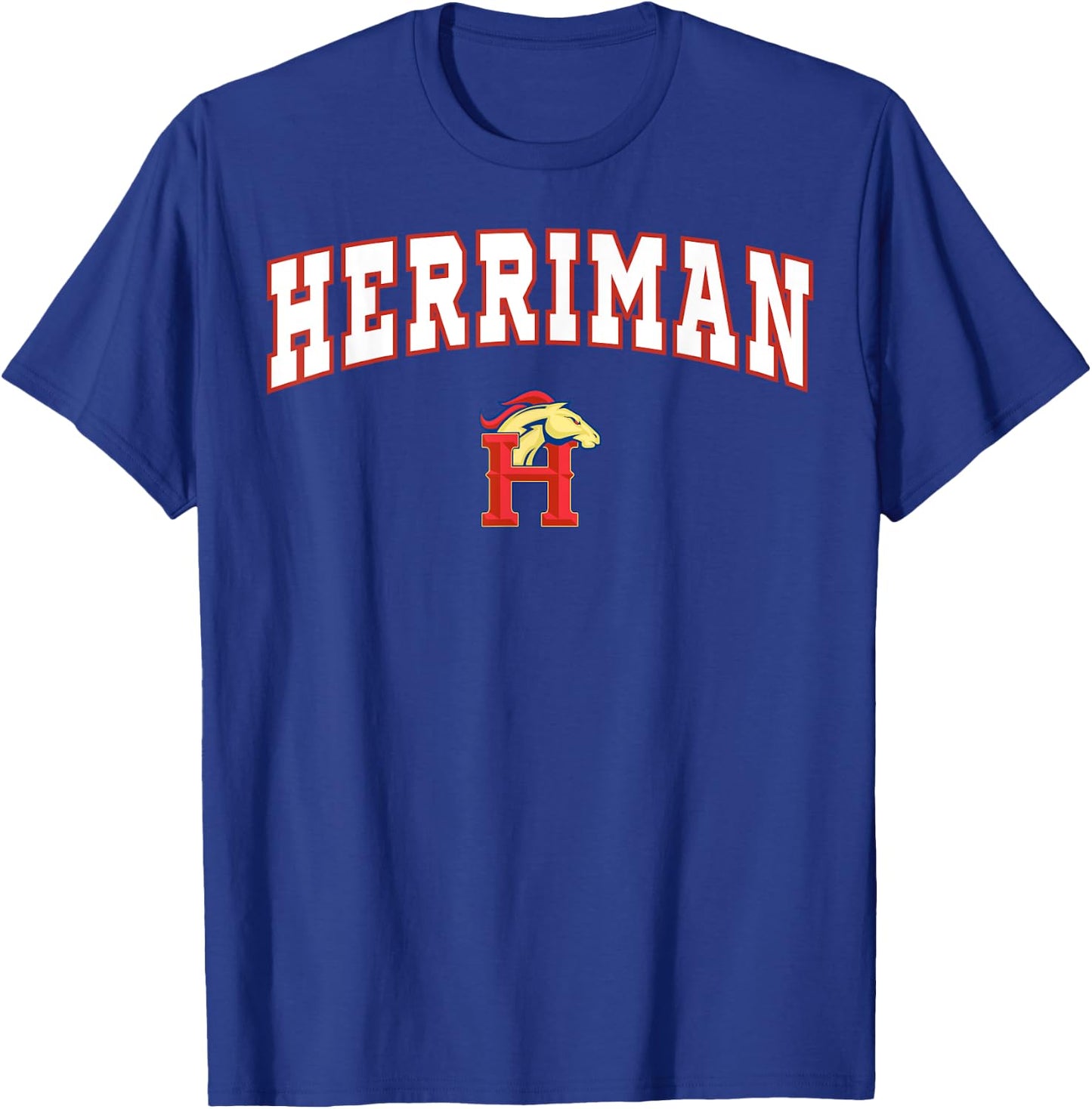 Herriman High School Mustangs C2 T-Shirt - T-Shirt | Royal