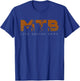 MTB Life Behind Bars Mountain Bike Shirt - Vintage MTB Shirt T-Shirt - T-Shirt | Royal