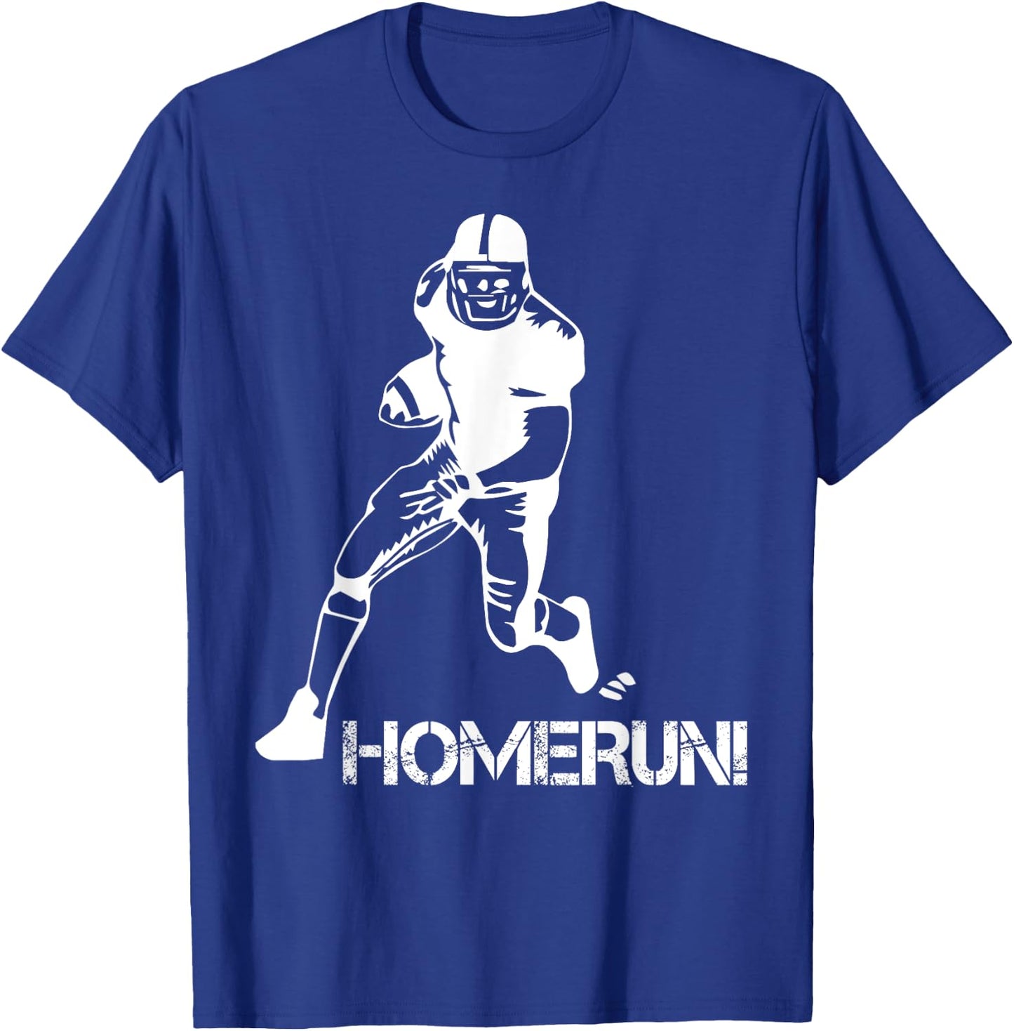 Homerun Football Funny Football Baseball Mix Up Humor T-Shirt - T-Shirt | Royal