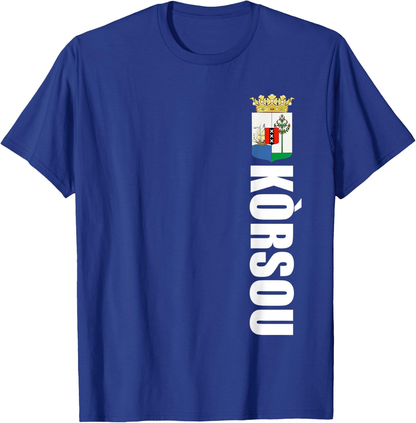 Korsou Soccer Gift Cuacaoan Futbol Country Of Curacao T-Shirt - T-Shirt | Royal