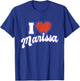 I Love Marissa T-Shirt - T-Shirt | Royal