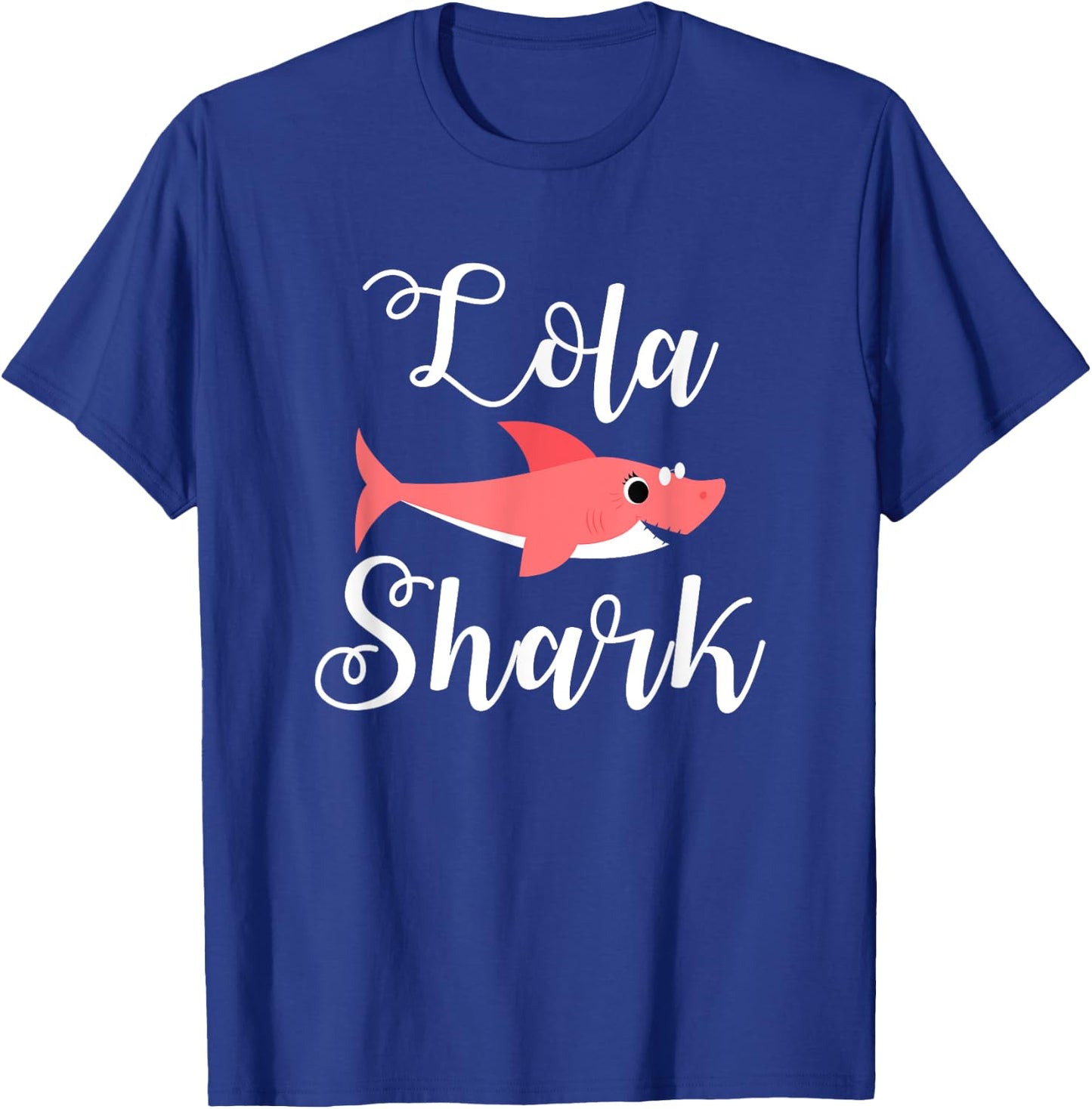 Lola Shark Funny Grandma Mothers Day Gift Women's T-Shirt - T-Shirt | Royal