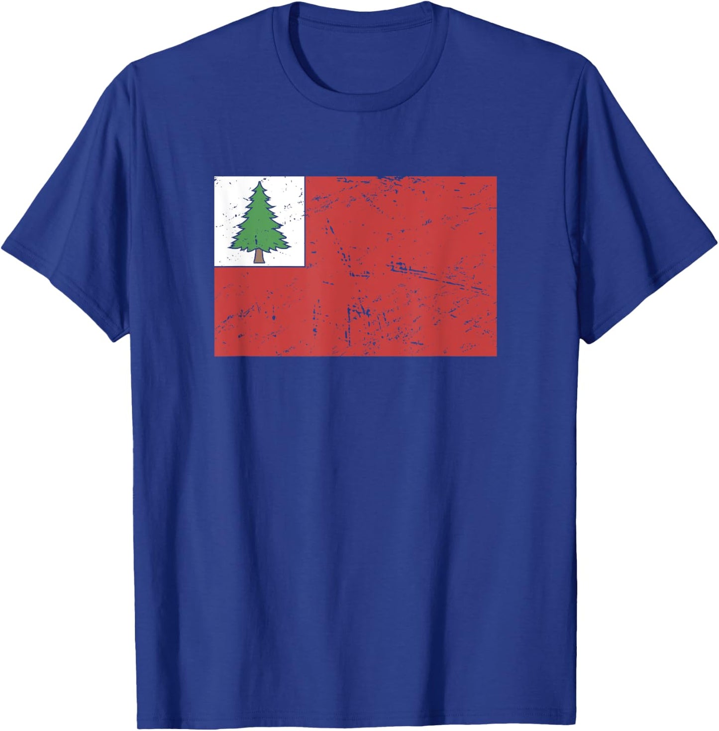Flag Of New England 1776 American Revolutionary War T-Shirt - T-Shirt | Royal