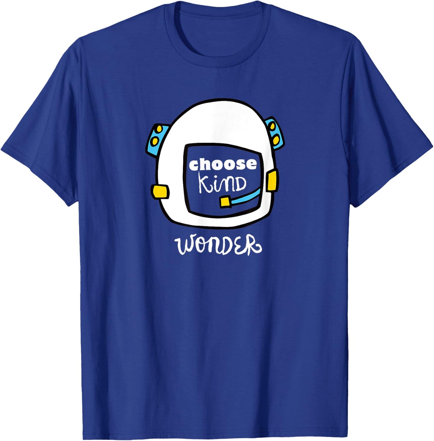 Wonder Choose Kind - Choose Kind Helmet (Black) T-Shirt - T-Shirt | Royal