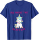 ClownTown All About The Glitter Funny Unicorn Kids Women's -Adults Black Short Sleeve T-Shirt - T-Shirt | Royal