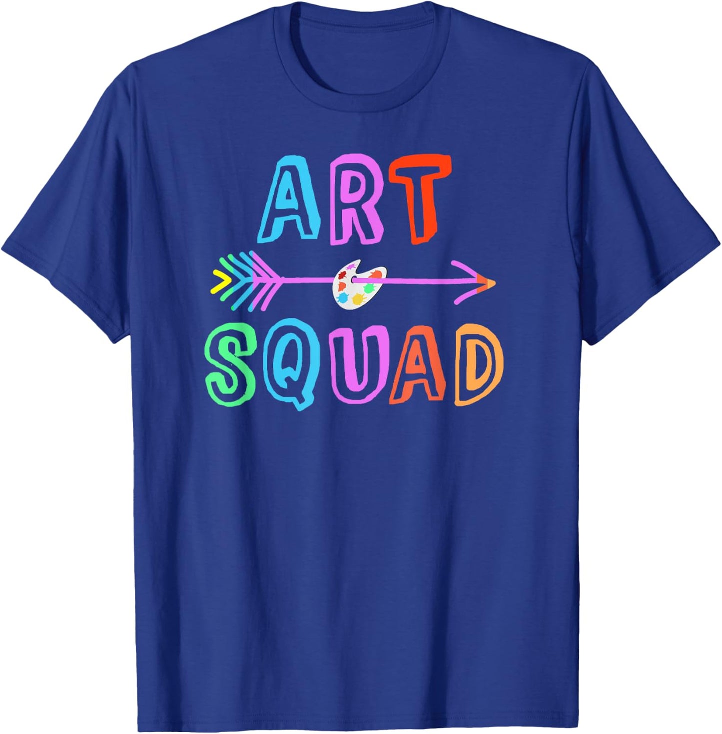 ART SQUAD School Visual Artist Teacher Artistic Student Club Women Girls Kids T-Shirt - T-Shirt | Royal