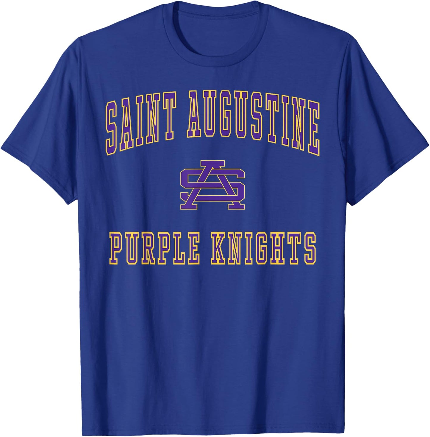 St. Augustine High School Purple Knights C1 T-Shirt - T-Shirt | Royal