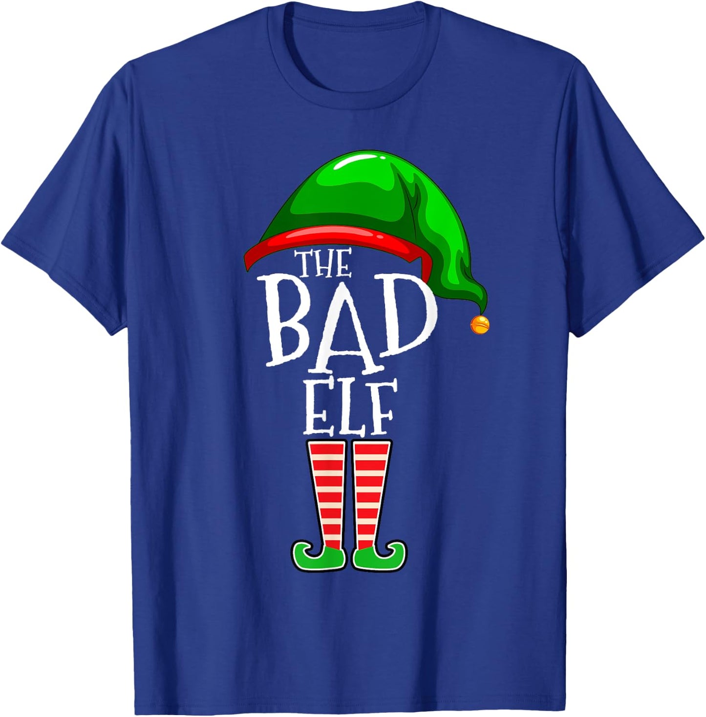 The Bad Elf Group Matching Family Christmas Gift Outfit Set T-Shirt - T-Shirt | Royal