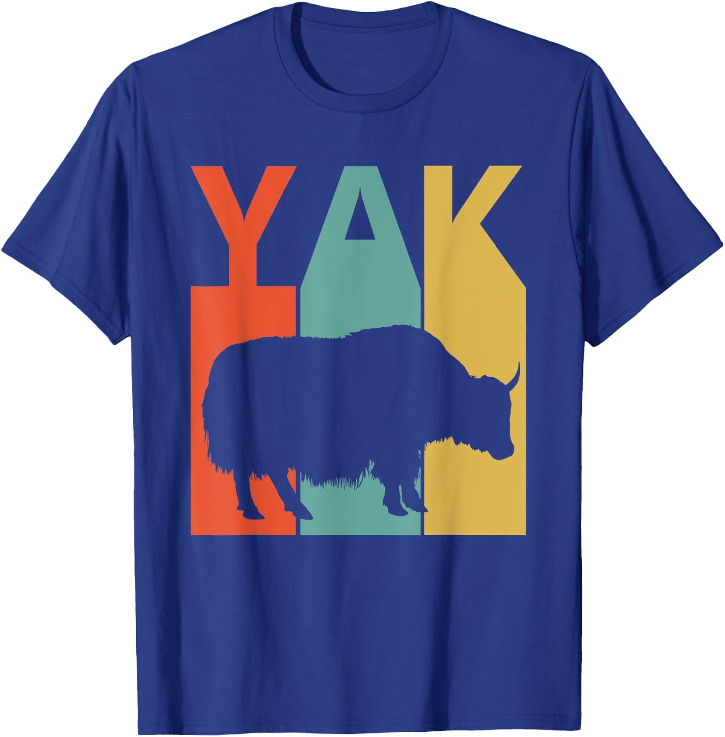 Spirit Animal Yak Shirt - Vintage Yak T-Shirt - T-Shirt | Royal