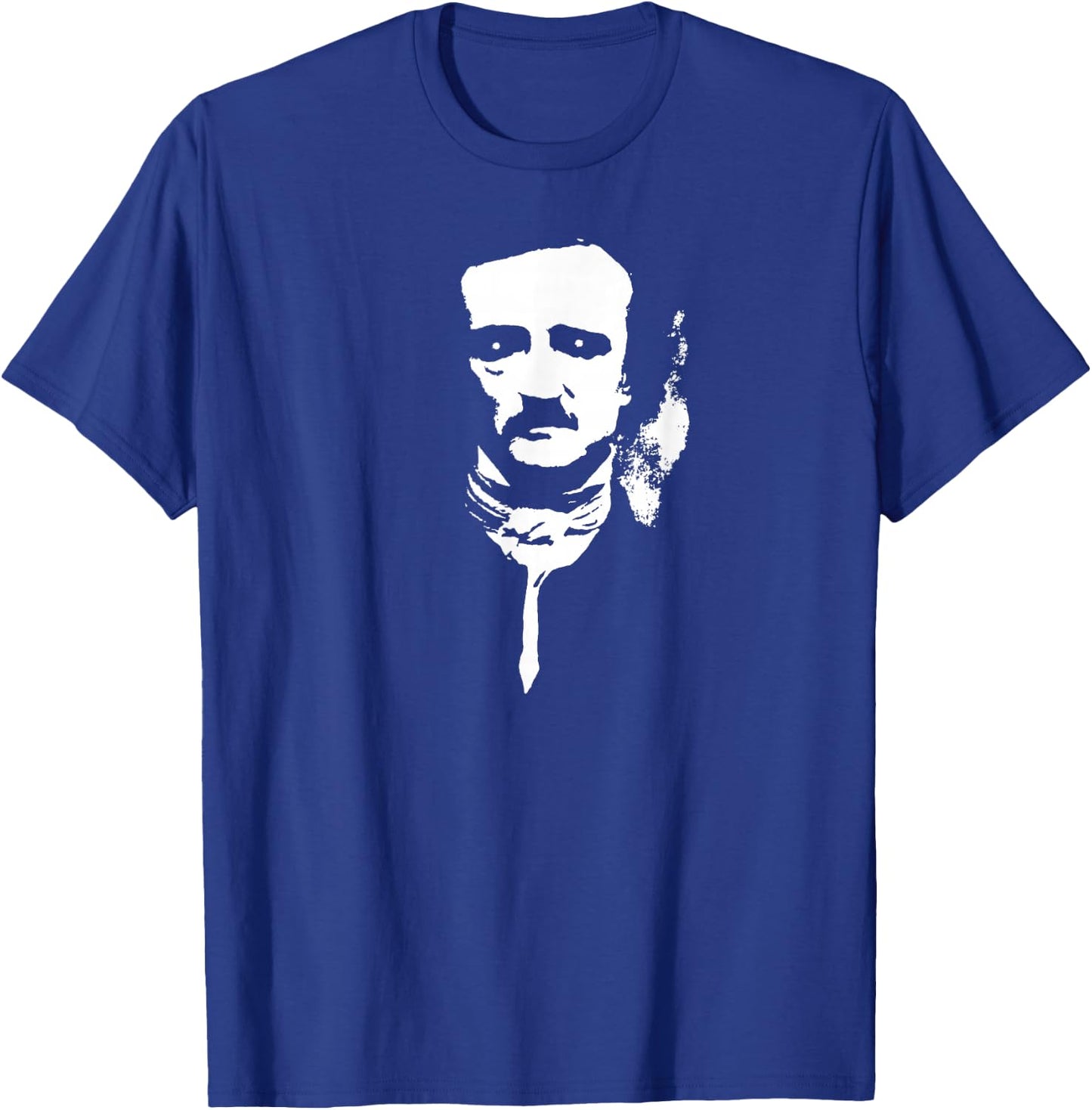 Ghostly Edgar Allan Poe T-Shirt - T-Shirt | Royal