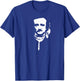 Ghostly Edgar Allan Poe T-Shirt - T-Shirt | Royal