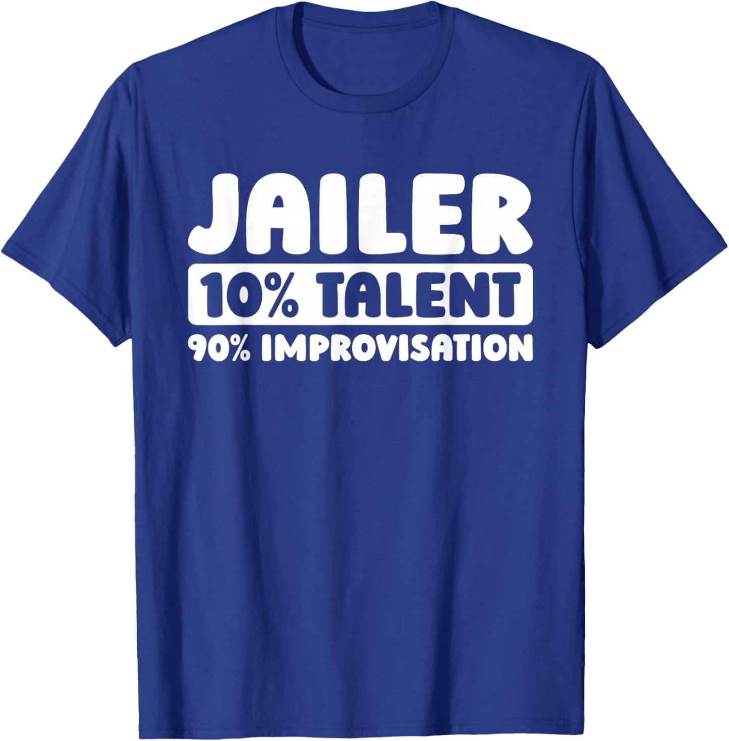 Jailer Corrections - Detention Officer Prison Guard Jailer T-Shirt - T-Shirt | Royal