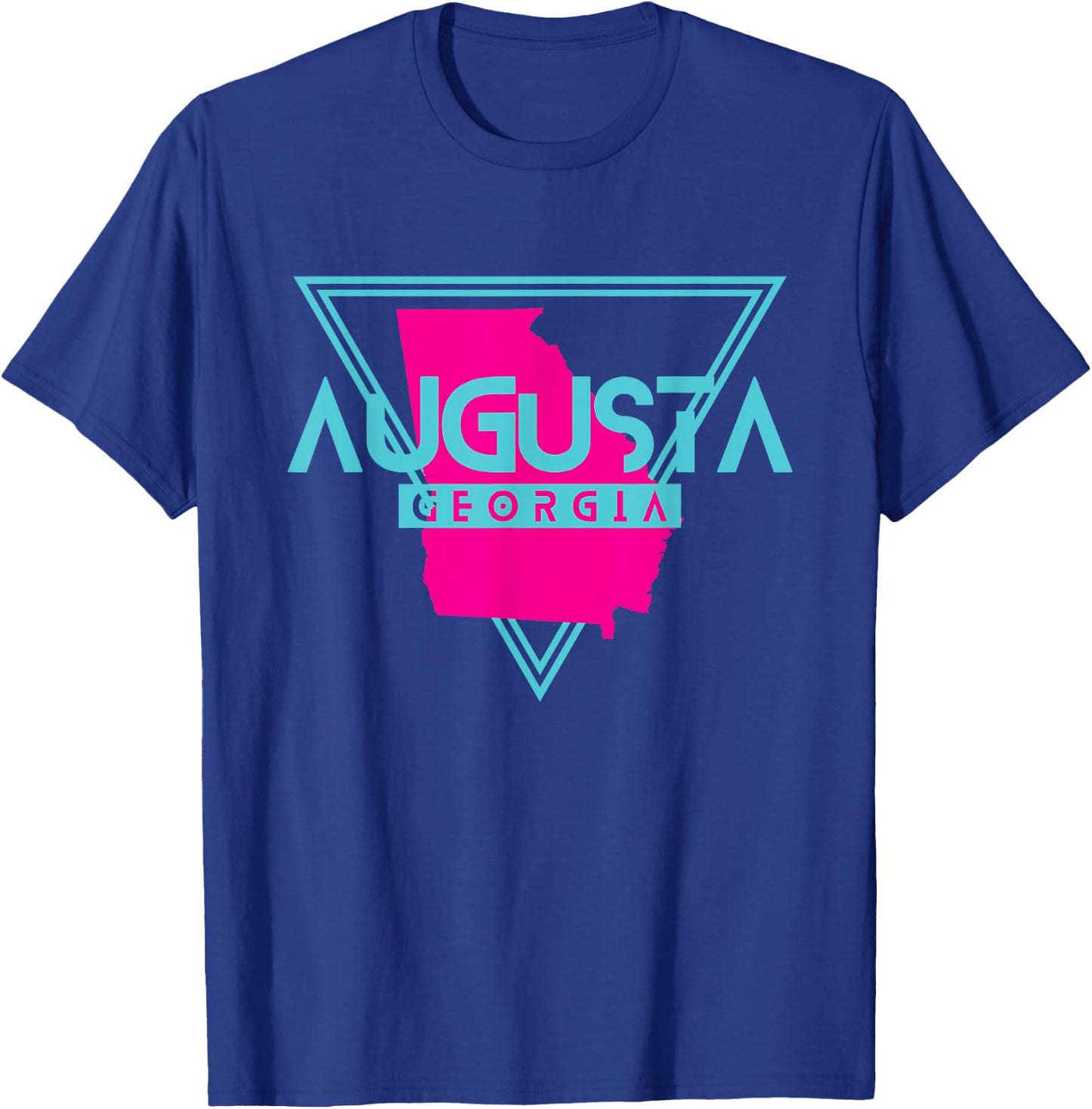 Augusta Georgia T Shirt Triangle GA Souvenirs T-Shirt - T-Shirt | Royal