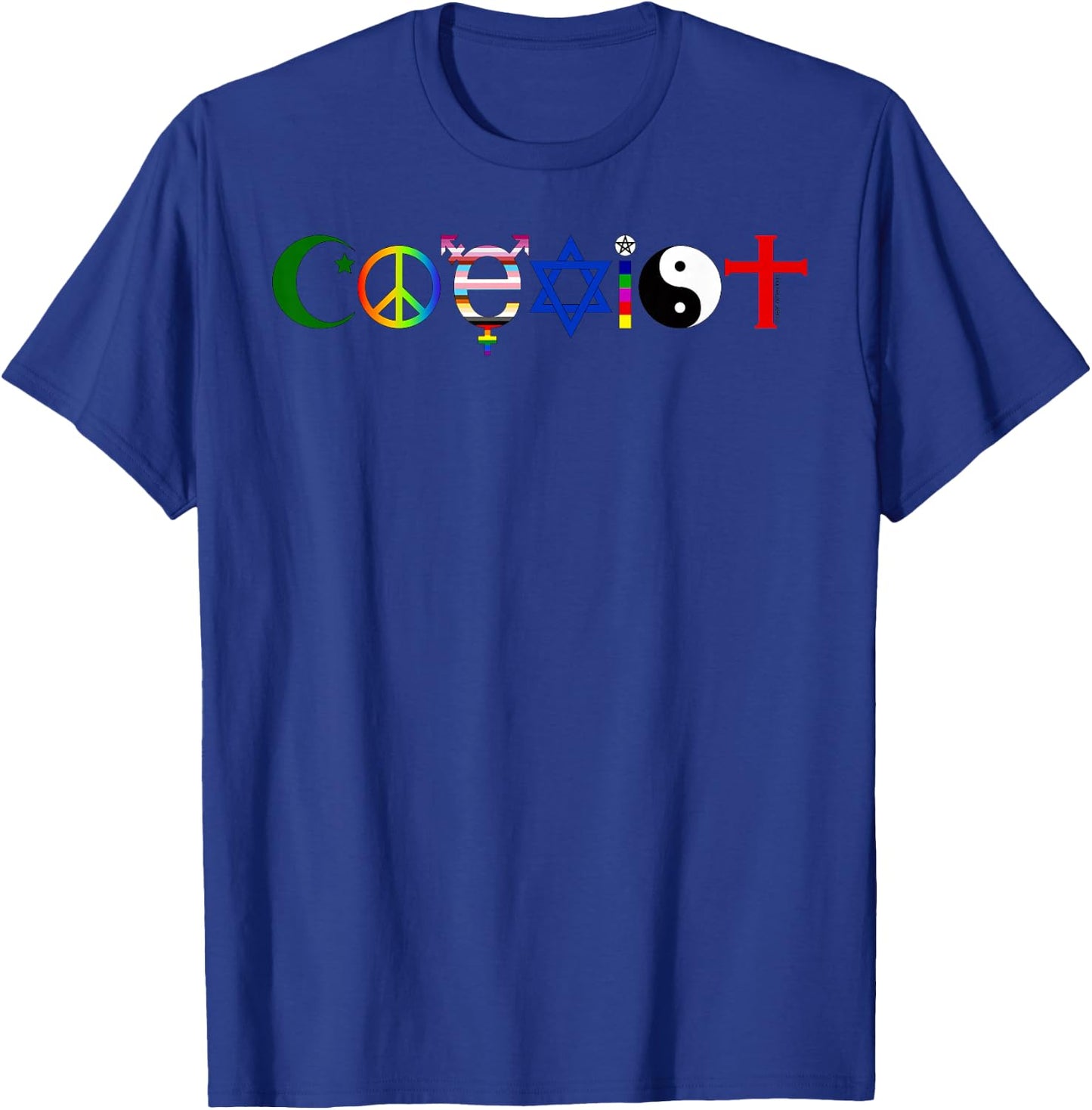 Coexist T-Shirt - T-Shirt | Royal