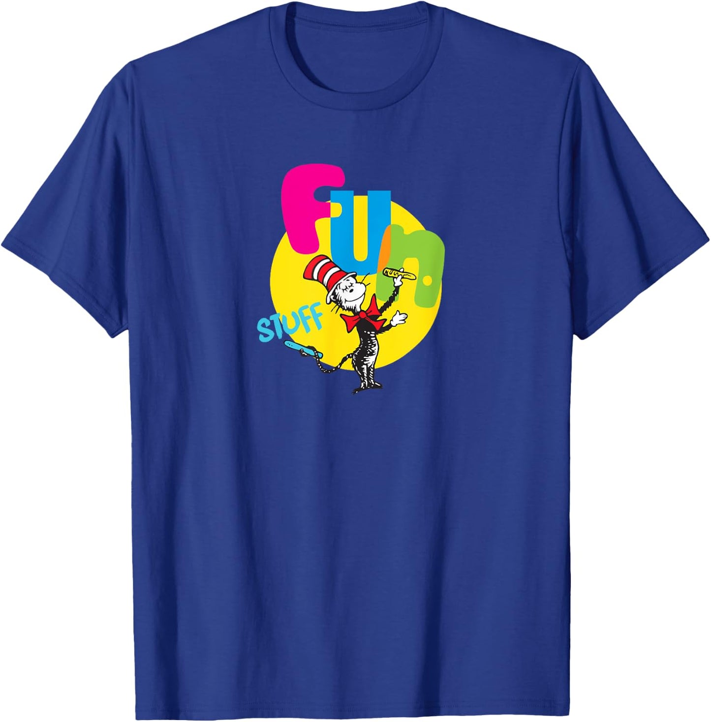 Dr. Seuss Fun Stuff T-Shirt - T-Shirt | Royal