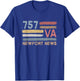 Retro Newport News Area Code 757 Residents State Virginia T-Shirt - T-Shirt | Royal