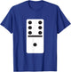 Six One Dominoes -Halloween Costume Domino Game T-Shirt - T-Shirt | Royal