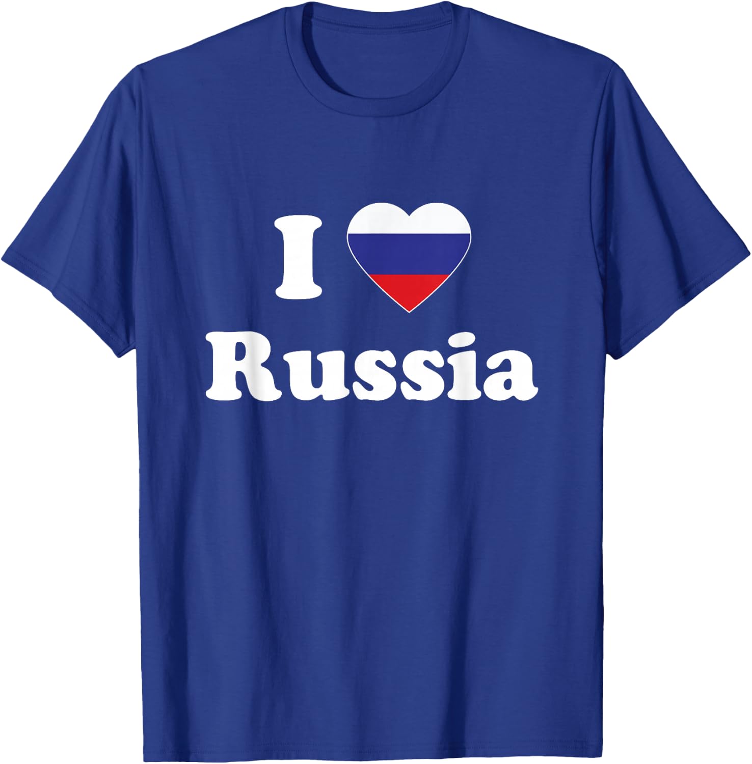 I Love Russia I Heart Russia Russian T-Shirt - T-Shirt | Royal