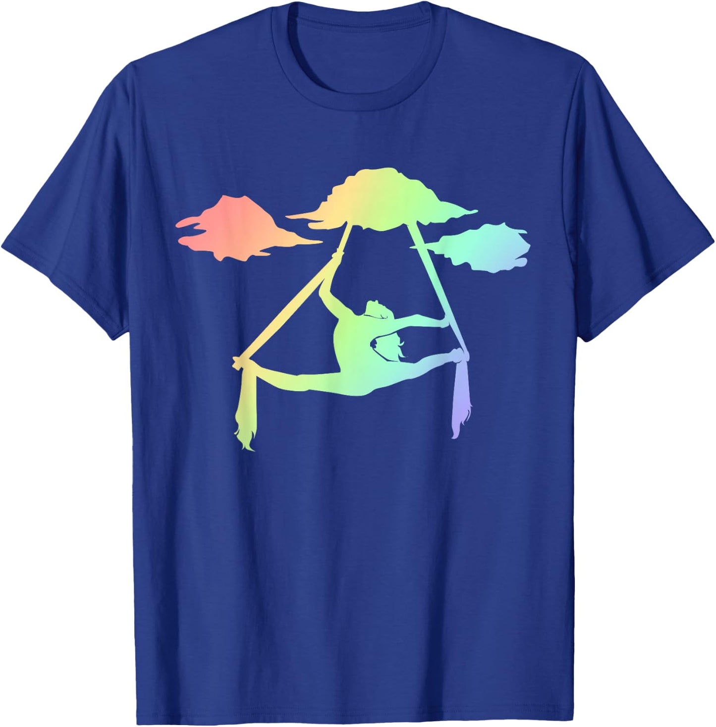 Aerial Silks Rainbow Girls, Trapeze Artist Outfits T-Shirt - T-Shirt | Royal